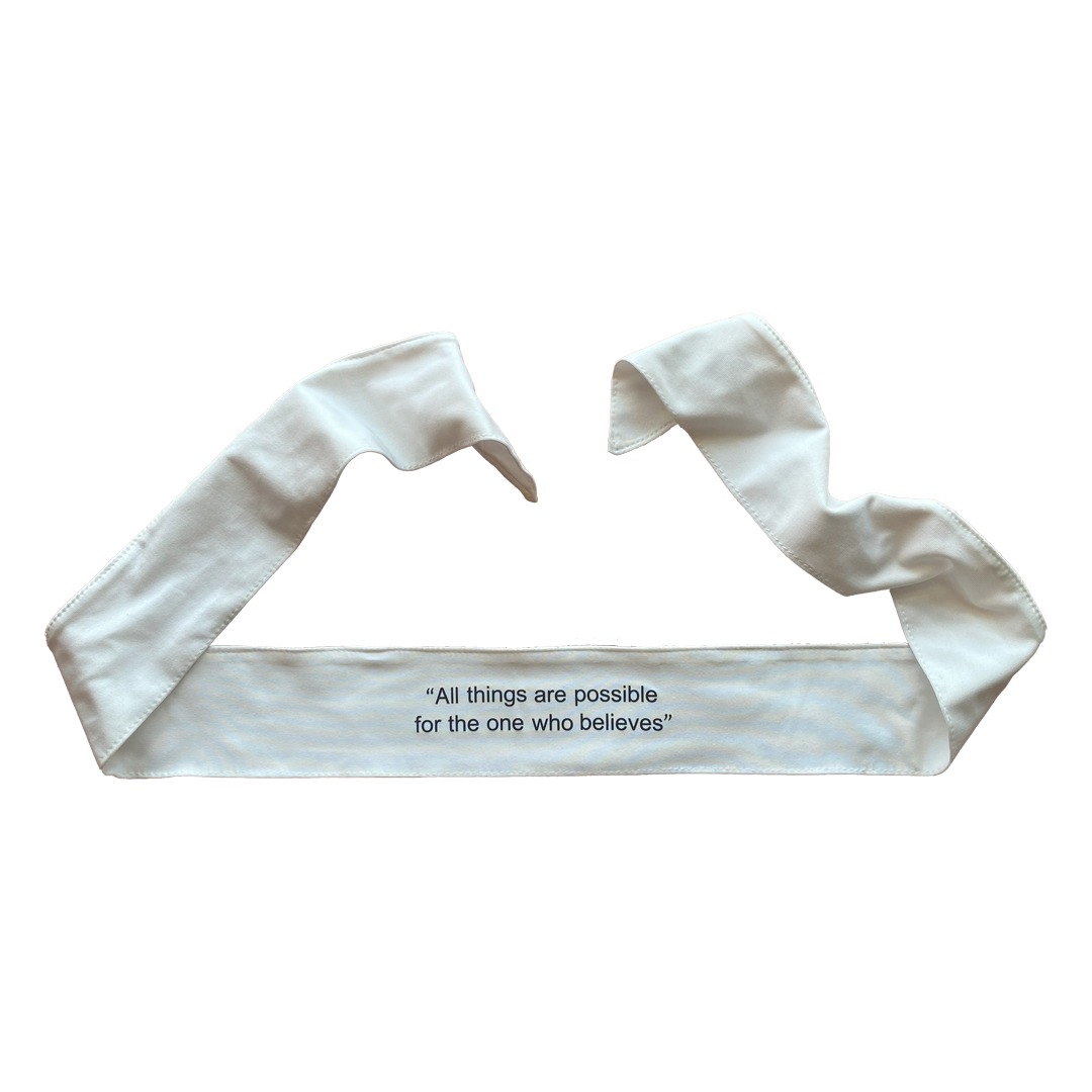 100% JESUS TIE-BACK HEADBAND